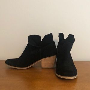 BP Black Suede Booties